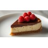 Veganer Cheesecake mit Schoko & Himbeere